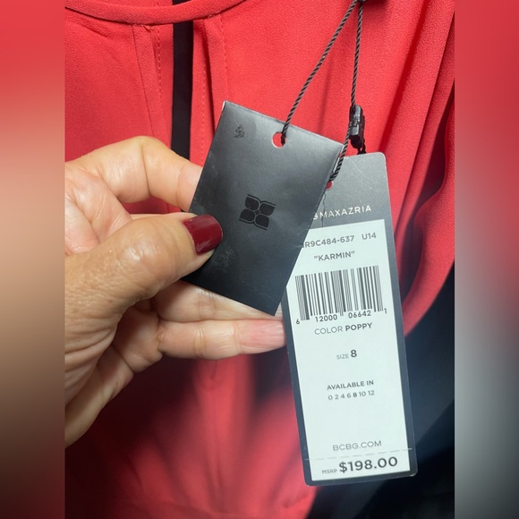 BCBG MAXAZRIA Romper -  Color Poppy - Picture 5 of 5